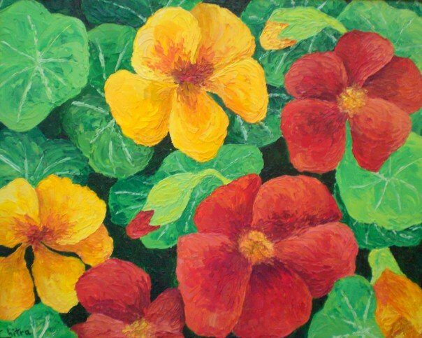 Floral Art painting