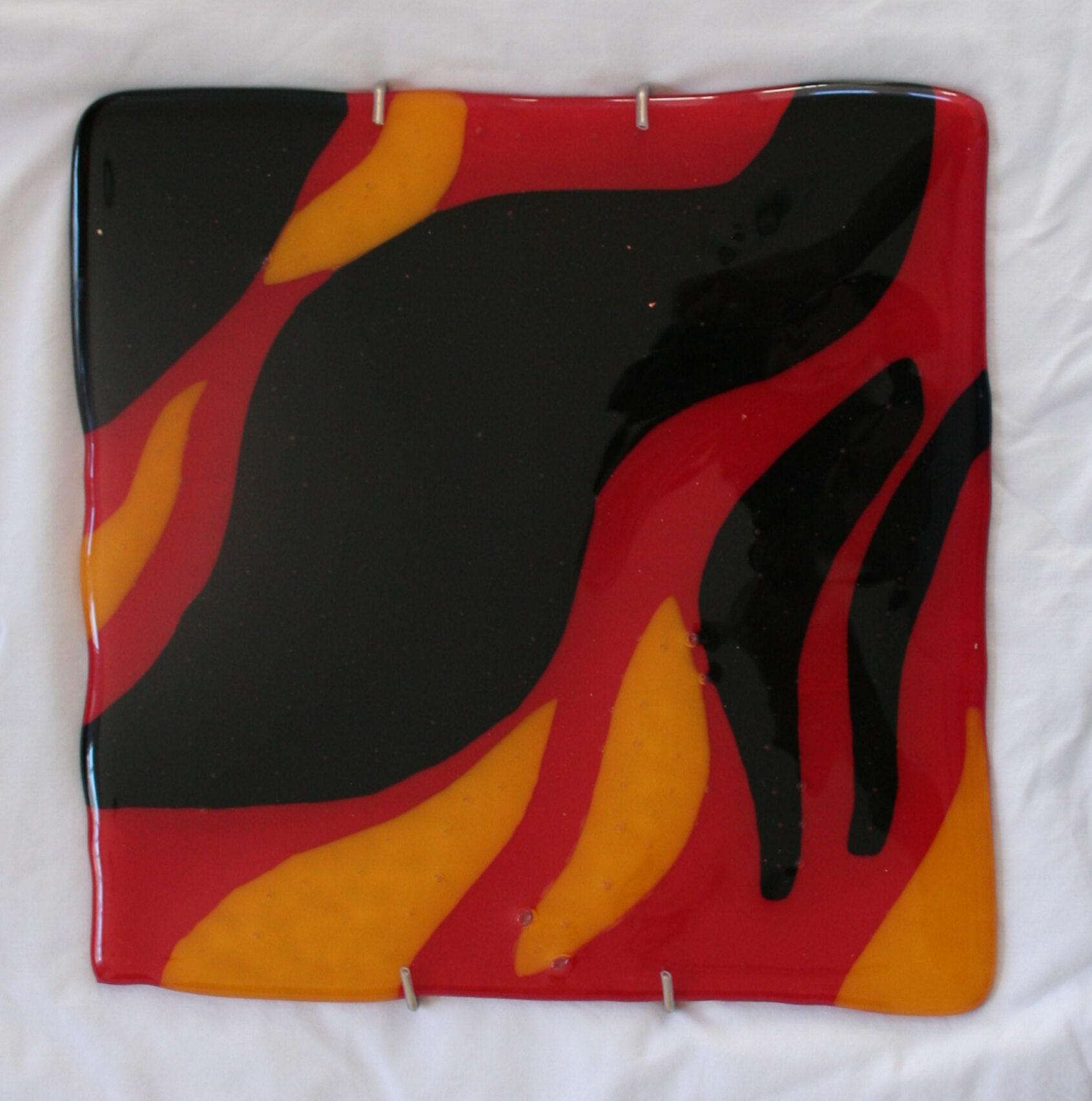Fused glass artwork